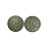 Image 2 : 2 Antique Canadian Silver Quarters : 1934 & 1935