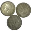 Image 2 : 3 Antique Canadian Silver Quarters : 1943, 1944, & 1945