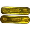 Image 2 : 2 Gold tone Paper Engraved Weights