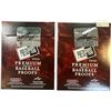 Image 2 : 2 Sealed Presspass 2024 Premium Metal Baseball Proofs 1/1 Per Pack