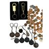 Image 2 : Assorted World Coins, Needle Point Coin Purse, Assorted Key Rings