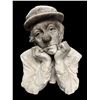 Image 1 : Vintage Plaster Sad Clown Figurine