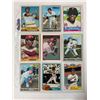 Image 21 : 10 Sheets Of Various Baseball Cards (Topps, Score, & More)