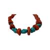 Image 2 : Vintage Coral & Turquoise Necklace