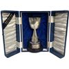 Image 1 : 1975-1976 Hong Kong Stock Exchange Sterling Silver With 9k Gold Animal Heads Trophy