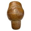 Image 2 : Vintage Hand Carved Wooden Skull Table Top Light
