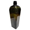 Image 1 : Antique Hand Blown Dark Green Square Bottom Bottle
