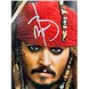Image 2 : Johnny Depp Autographed Pirates Of The Caribbean Picture With COA