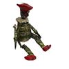 Image 1 : Cute Cast Metal Articulating Clown