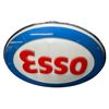 Image 1 : Large Esso Gas Station Sign (Cracked On Face)
