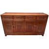 Image 1 : Vintage Asian Style Horned Dragon Motif Rose Wood Side Table