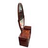 Image 2 : Beautiful Vintage Rose Wood 2pc Vanity Mirror