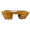 Image 1 : Vintage Mid Century Modern 6 Drawer Knee Hole Desk