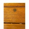 Image 3 : Vintage Mid Century Modern Highboy Dresser With Double Locking Drawers (With Key)