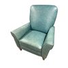 Image 1 : Vintage Green Reclining Lounge Chair