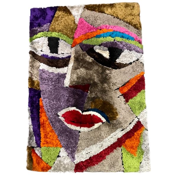 Picasso Made In India 5 x 8ft Colourful Rug
