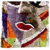 Image 3 : Picasso Made In India 5 x 8ft Colourful Rug