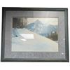 Image 1 : Vintage 1986 Maurade Baynton Frame L.E.P. Dear in Mountain Winter Scene 74/500