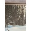 Image 2 : Vintage 1986 Maurade Baynton Frame L.E.P. Dear in Mountain Winter Scene 74/500