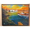 Image 2 : Lot of 2 Framed Artworks; 1 Original and 1 Print