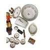 Image 3 : Vintage Variety Lot; Cheese Dish, Chalkware, Framed Plate and more
