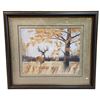 Image 1 : Framed Print of Buck in Hunting Season
