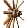 Image 2 : Vintage Wooden Large Sewer's Spinning Wheel
