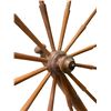 Image 2 : Vintage Wooden Large Sewer's Spinning Wheel