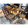 Image 2 : 10 Vintage Assorted Chairs; Balloon Back, Cane Chairs, Ladder Back and More