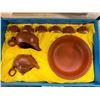 Image 2 : Asian Pottery Teapot Set in Box