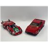 Image 2 : 2x 1/43 Scale Die  Cast Cars: Alfa Romeo #39 & Record Ferrari Testarossa