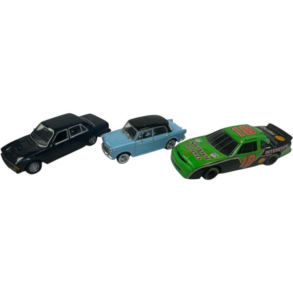 3 Die Cast 1/43 Scale Cars: Chevy Interstate, Norev Peugeot 604, & Starlin Fiat 1100
