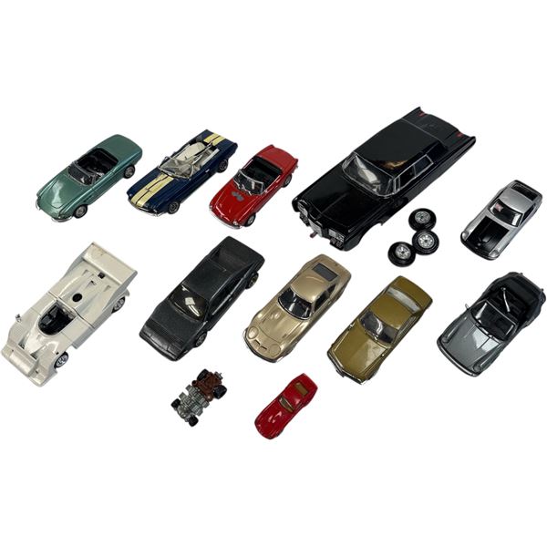 Assorted Cars Missing Pieces: Ferrari, Porsche, Fiat & More