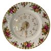 Image 1 : Vintage Royal Albert Style Porcelain Plate Wall Clock