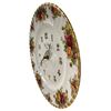 Image 2 : Vintage Royal Albert Quartz Porcelain Plate Wall Clock