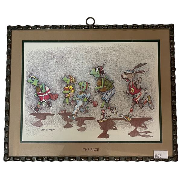 Vintage Gary Patterson Print "The Race"