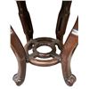Image 3 : Vintage Rosewood and Stone Inlay Topped Stool