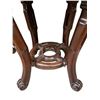 Image 3 : Vintage Rosewood and Stone Inlay Topped Stool