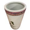Image 2 : Vintage Asian Painted Porcelain Umbrella/Cane Holder