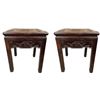 Image 1 : Pair of Vintage Rosewood Square Top Side Tables