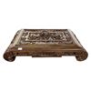 Image 1 : Vintage Bintara Art Gallery Floral Carved Wood Display Pedestal