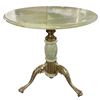 Image 1 : Vintage Hollywood Regency Quartz Side Table (Small Chip On Edge)