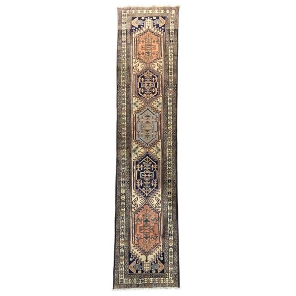 100% Authentic Hand Knotted Wool Persian Rug Made in  Iran Runner