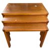 Image 1 : Vintage 3 Piece Teak Nesting Tables