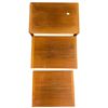 Image 2 : Vintage 3 Piece Teak Nesting Tables