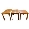 Image 3 : Vintage 3 Piece Teak Nesting Tables