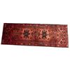 Image 1 : 100% Authentic Hand Knotted Wool Persian Rug Made in  Iran Red Runner