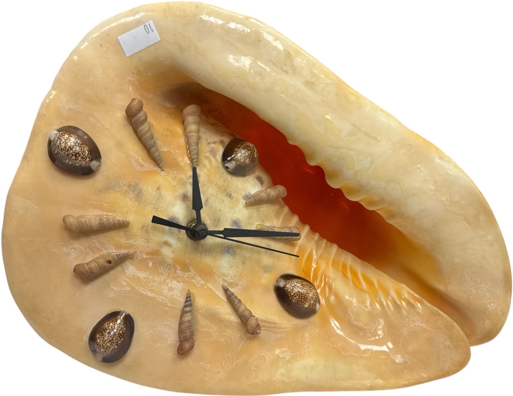 Vintage Backlit Coch Shell Clock