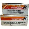 Image 2 : Mixed lot of 7mm Mauser (20 Rounds) and 7mm Remington Magnum (19 Rounds)
