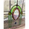 Image 3 : Vintage Stain Glass Window with Two Broken Panes